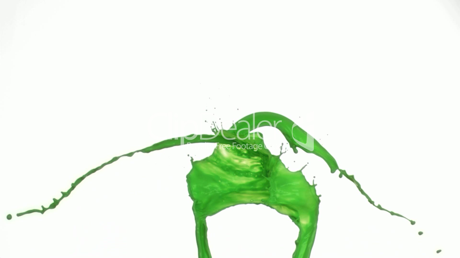 Green splashes of paint in super slow motion falling: Lizenzfreie Stock ...