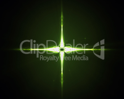 Background of green star