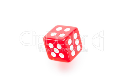 Red dice moving