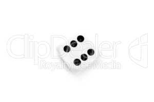 Black and white dice