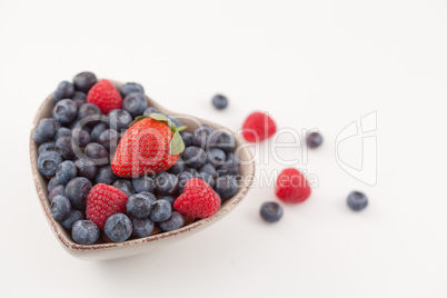 Bowl with berries