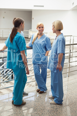 Nurses speaking