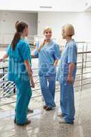 Nurses speaking