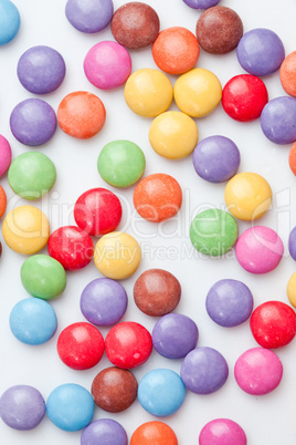 Chocolate candies multi coloured