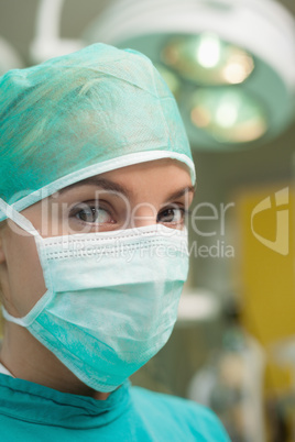 Close up of surgeon