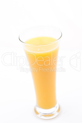 Full glass of orange juice