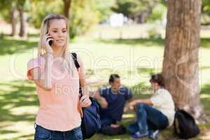 Girl on the phone