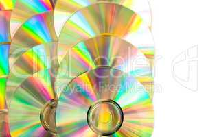 Compact disc arranged