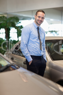 Man having hands in pockets