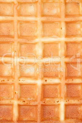 Close up of a waffle