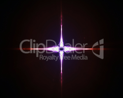 Background of a purple star