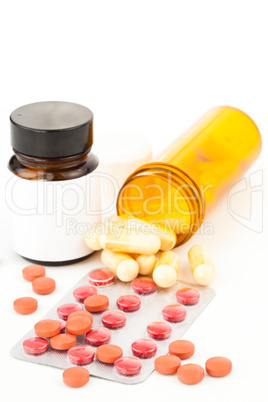 Bottles of medications