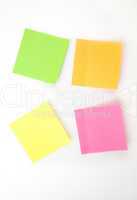 Four adhesive notes