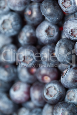 Heap of blueberries