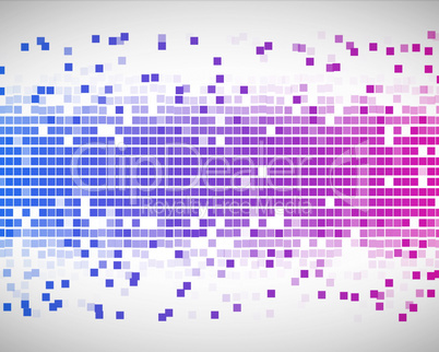 Blue and purple squares