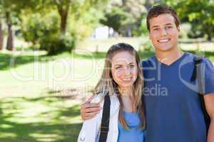 Portrait of cute couple