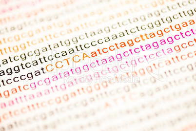 List of dna analysis letters