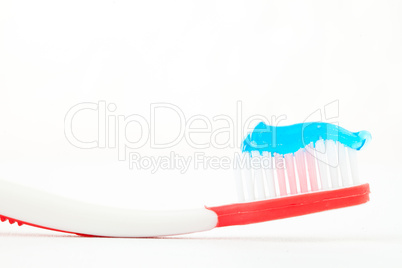 Red toothbrush