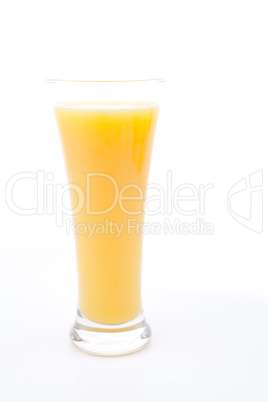 Glass full of orange juice