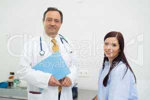 Patient and doctor together