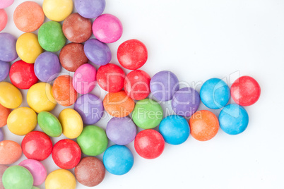 Multicolored candies