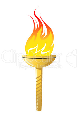 Olympic torch icon