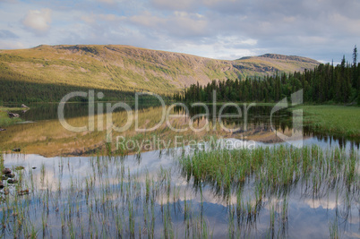 Berg und Seen Landschaft