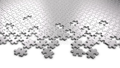 Metal Jigsaw Puzzle Pieces