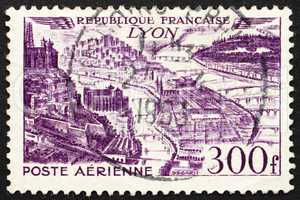 Postage stamp France 1949 Lyon, France
