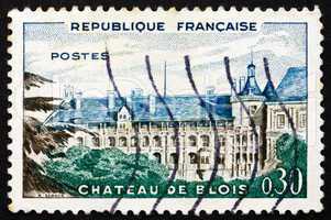 Postage stamp France 1960 Blois Chateau, France