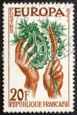 Postage stamp France 1957 Peace and Prosperity
