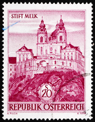 Postage stamp Austria 1963 Melk Abbey, Austria
