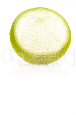 Slices of fresh and juicy lime