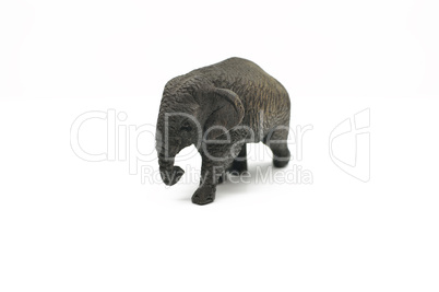 Statuette elephant teak wood
