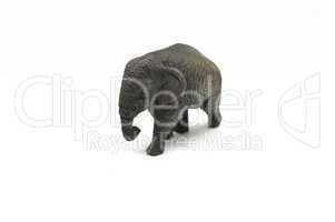 Statuette elephant teak wood