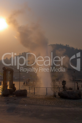 Hot Spring in northern Thailand