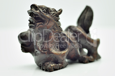 Chinese dragon made ??of ebony