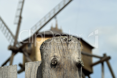 Wooden windmill from the New Jerusalem
