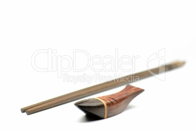 Chopsticks on a white background, isolated