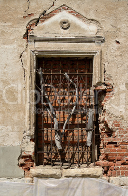 The window of one of the temples