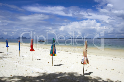 Beach Koh Naka Noi island