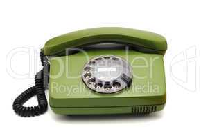 Old analogue disk phone