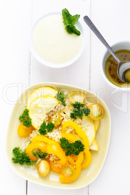 Gelber Bulgur-Salat