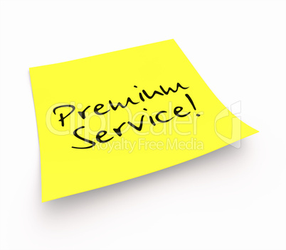 Notizzettel - Premium Service!