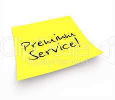 Notizzettel - Premium Service!