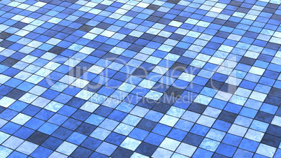 Hintergrund Bodenfliesen Blau Bunt
