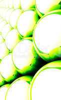 Green reflection balls background 08