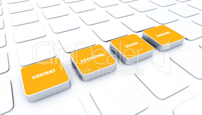 3D Pads Orange - Keywords Design Content Ranking 8