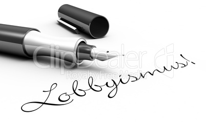 Lobbyismus! - Stift Konzept