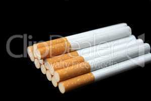 A stack of cigarettes